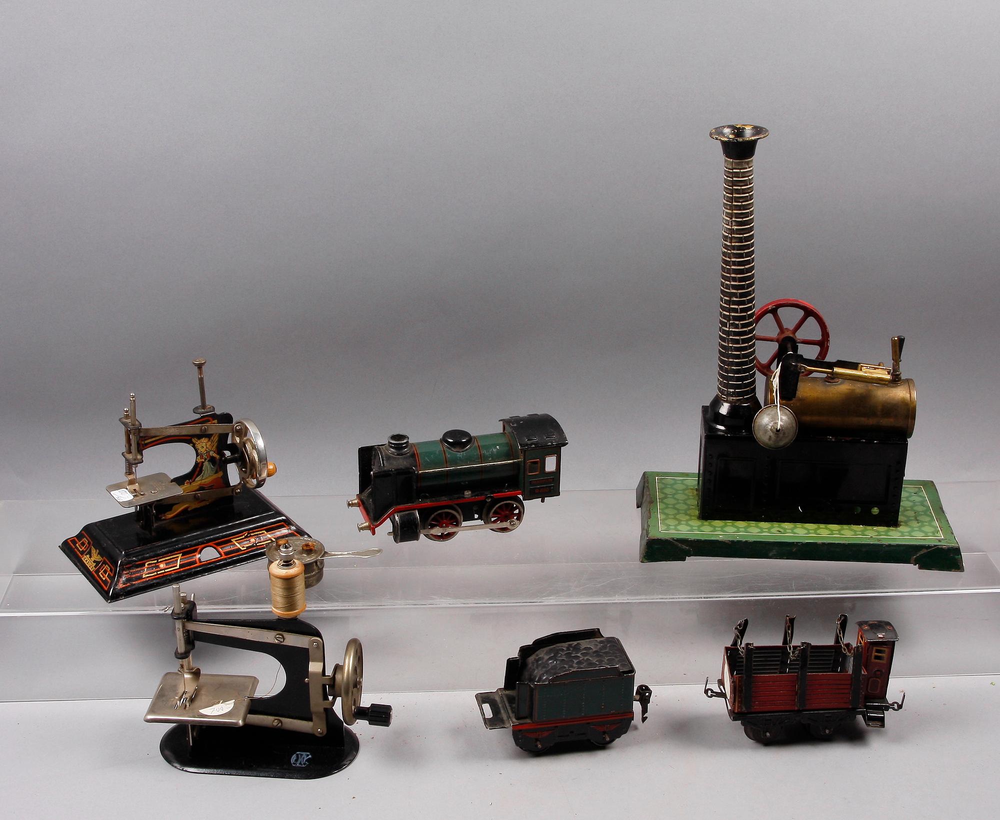 PARTI LEKSAKER, 6 delar. Bl.a Märklin och Bing.