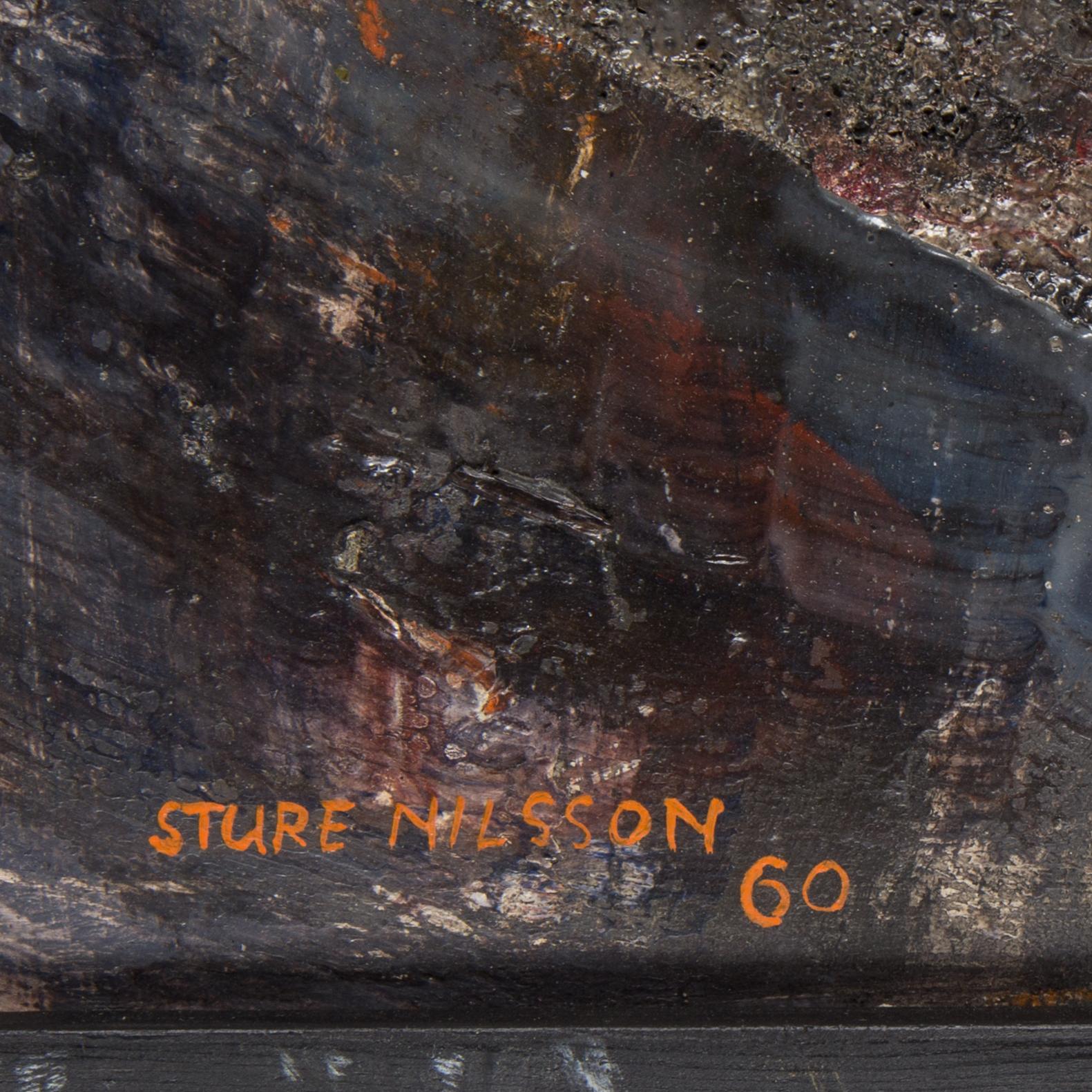 STURE NILSSON VALENTIN, olja på duk. Signerad och daterad 1960.