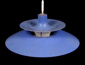 TAKLAMPA, "PH-5", Poul Henningsen, Louis Poulsen Danmark, 1900-talets andra hälft. Höjd 27 cm.