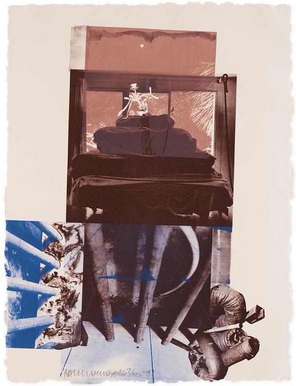 Robert Rauschenberg, "Rookery Mounds - Night Tork".