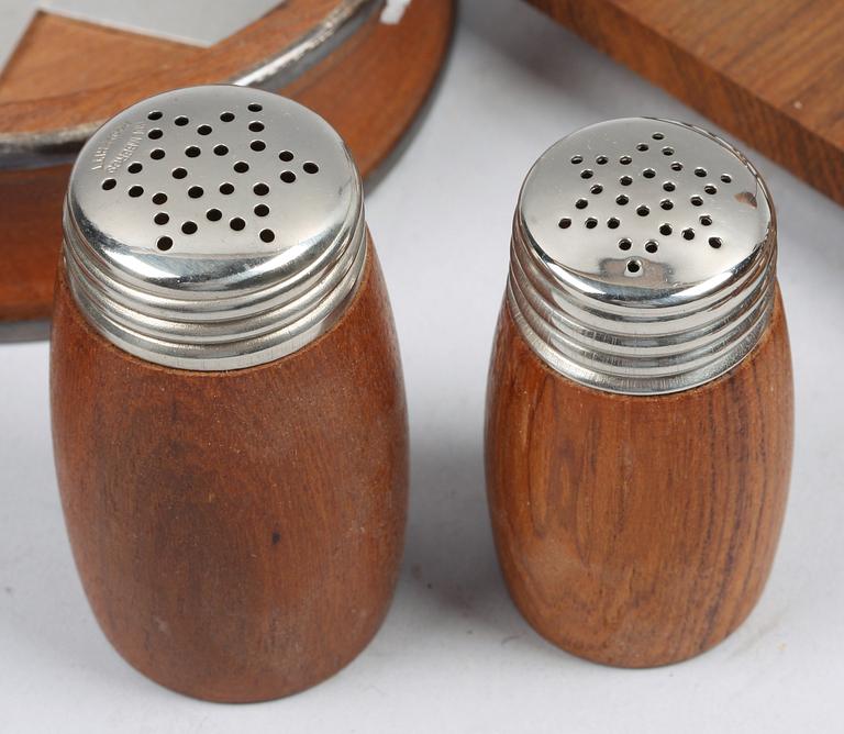 FRUKOSTSET, teak, 1960-tal, Danmark.