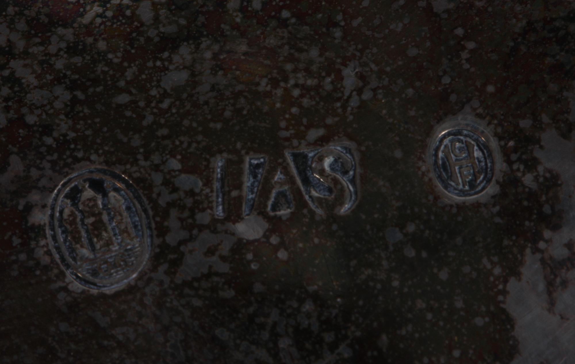 TESERVIS, 3 delar. Silver. Danmark.