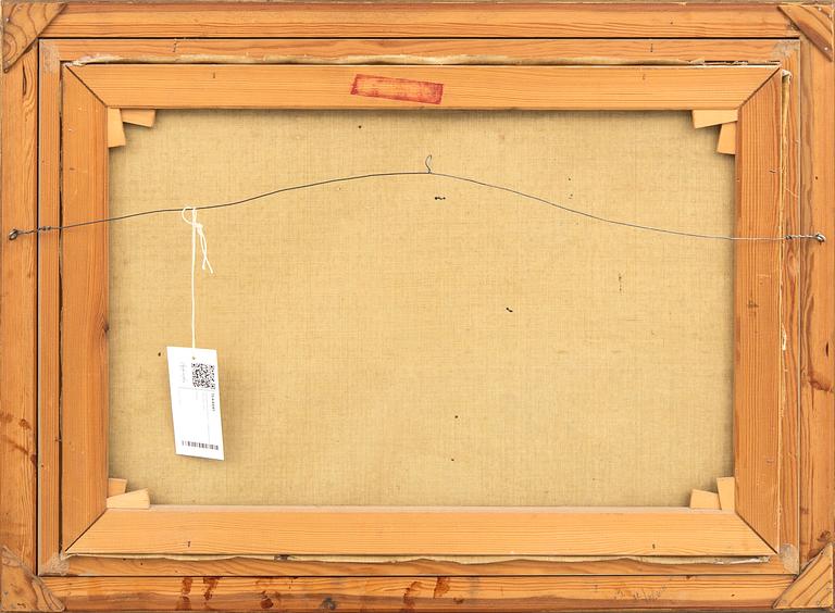 Gerhard Nordström, Garden with Stone Wall.