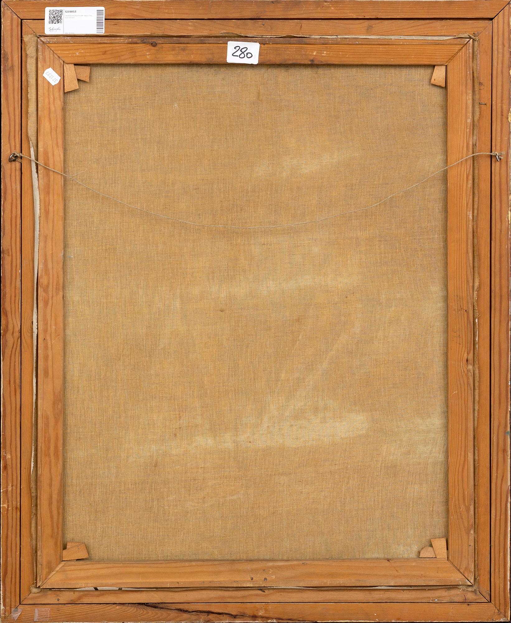 OKÄND KONSTNÄR 1900-TAL , oil on canvas.