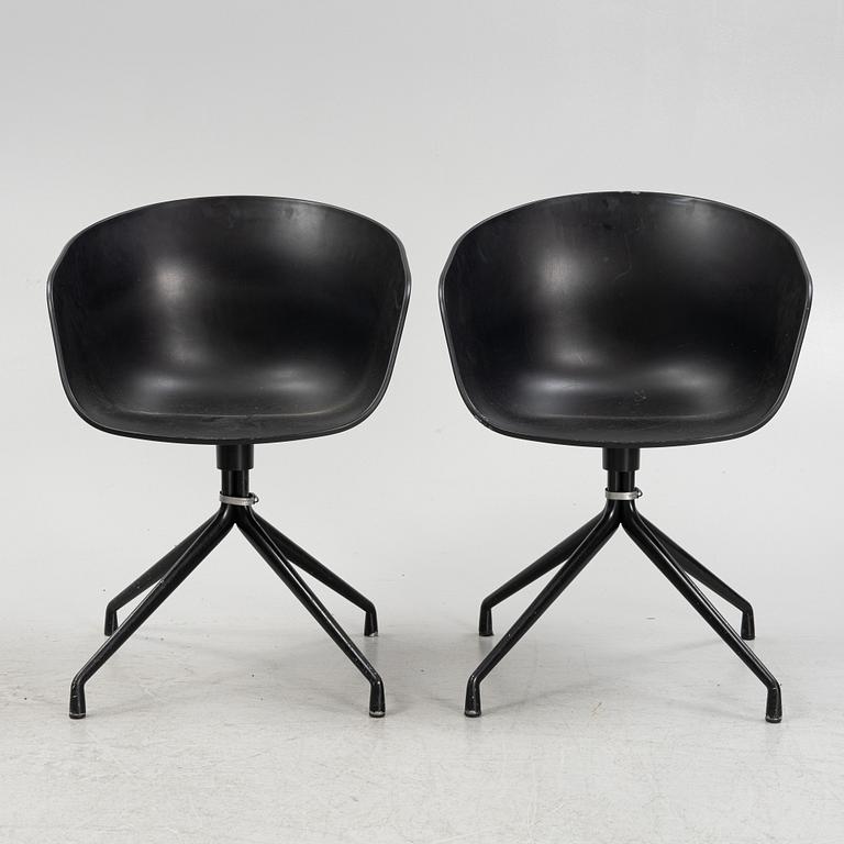 Hee Welling, stolar 6 st,  "About A Chair" modell AAC121, Hay, Danmark.