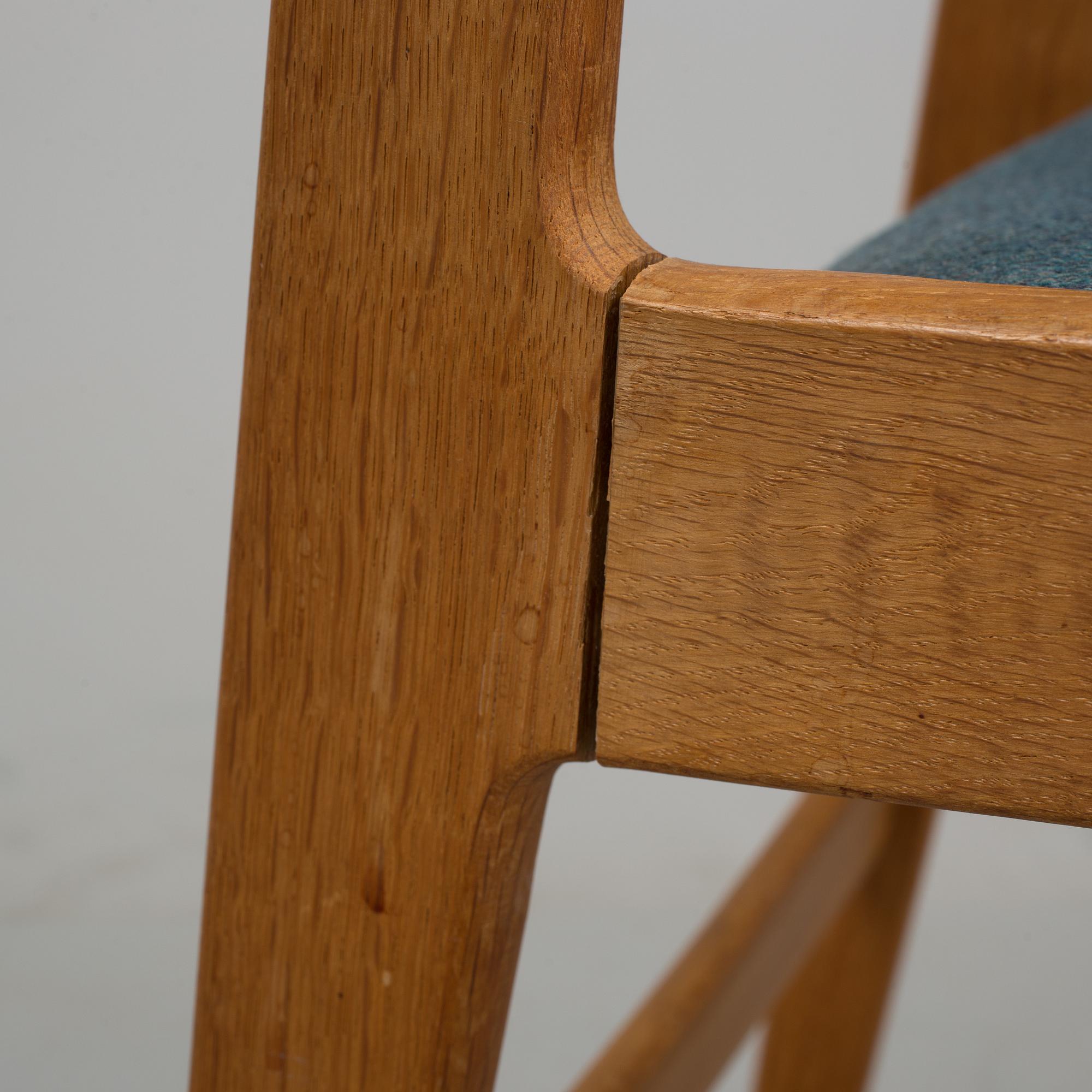 STOLAR, 6 st, J.C.A Jensen, Knud Andersen, Aarhus, Danmark, 1900-talets andra hälft.