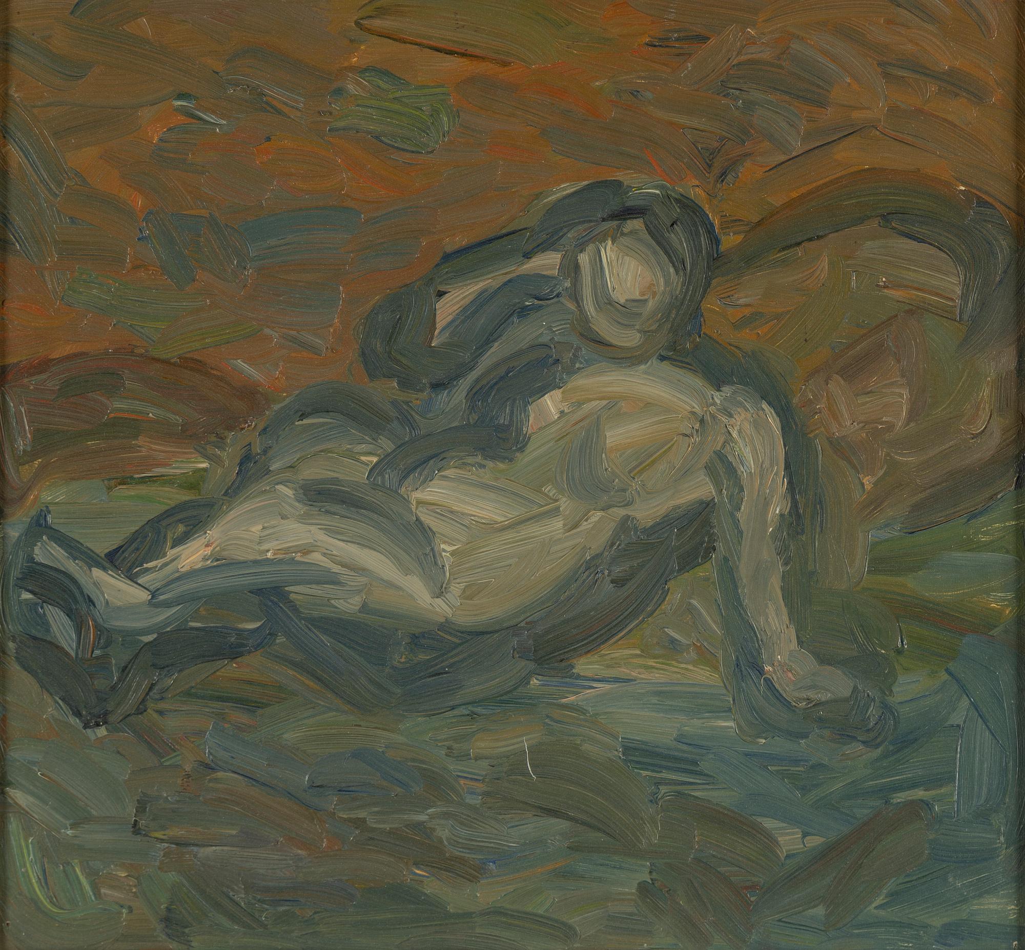 EVERT LUNDQUIST, oil on canvas, signed verso Evert Lundquist.