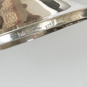 Tekök, silver, rokokostil, 1900-tal.