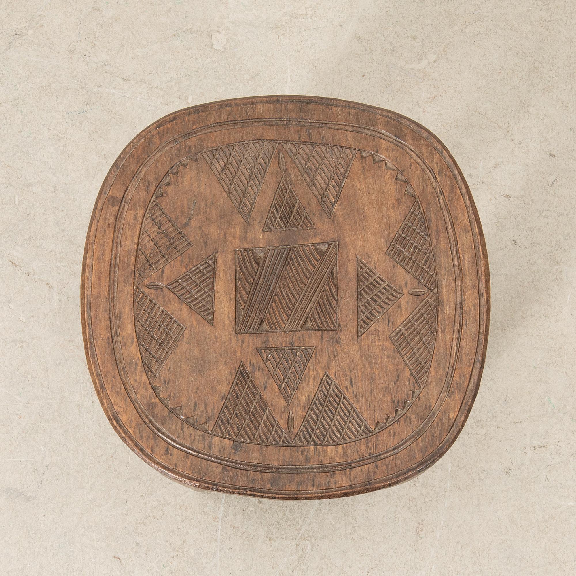 Stool, Nupe, Nigeria mid-20th century.