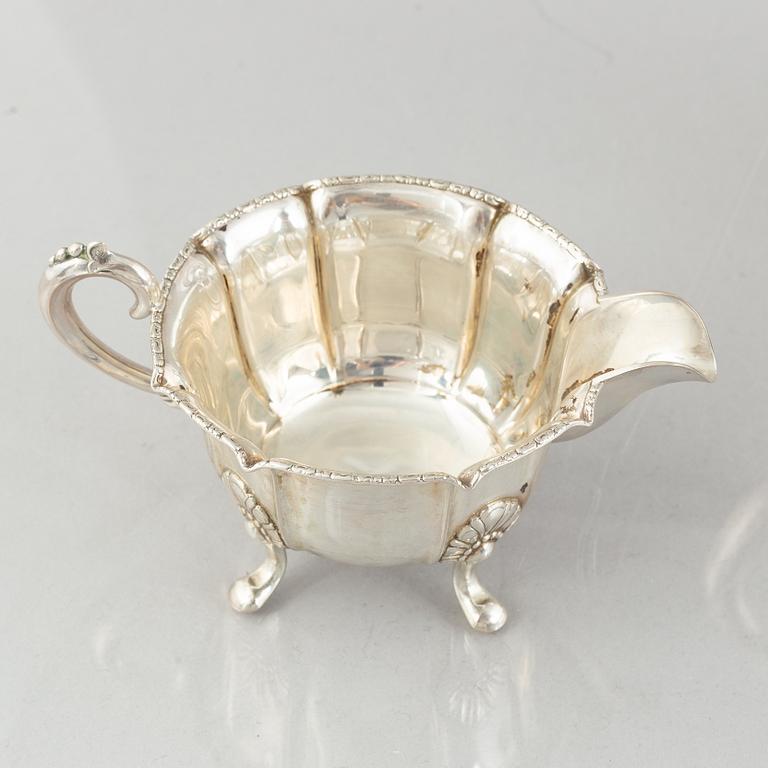 Kaffeservis, 3 delar, silver, rokokostil, Norge, 1935.