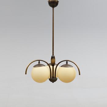 TAKLAMPA, 1900-talets första hälft. Höjd 73 cm.