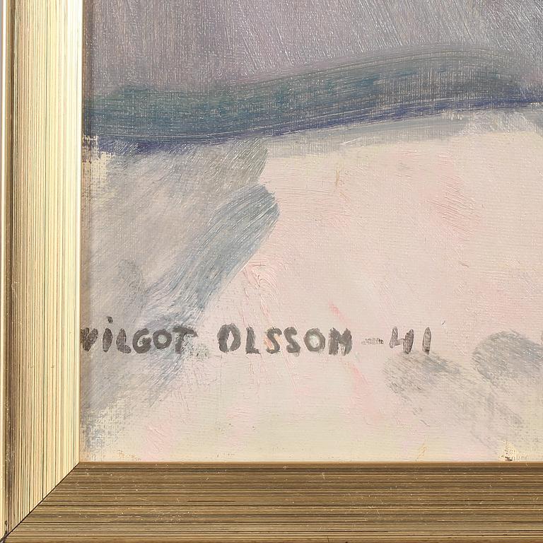 WILGOT OLSON, olja på duk, signerad och daterad 41.