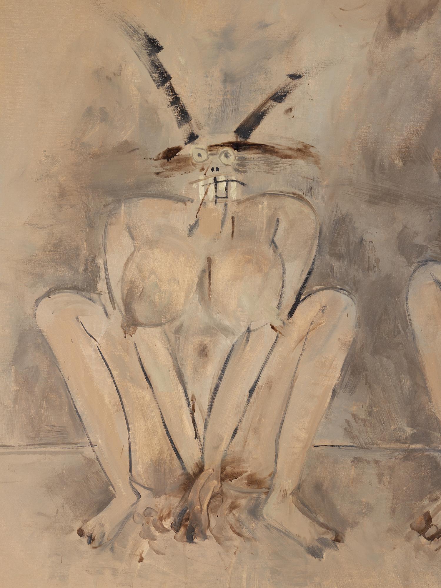 Louis Cane, oil on canvas, signed and dated 1981 verso.