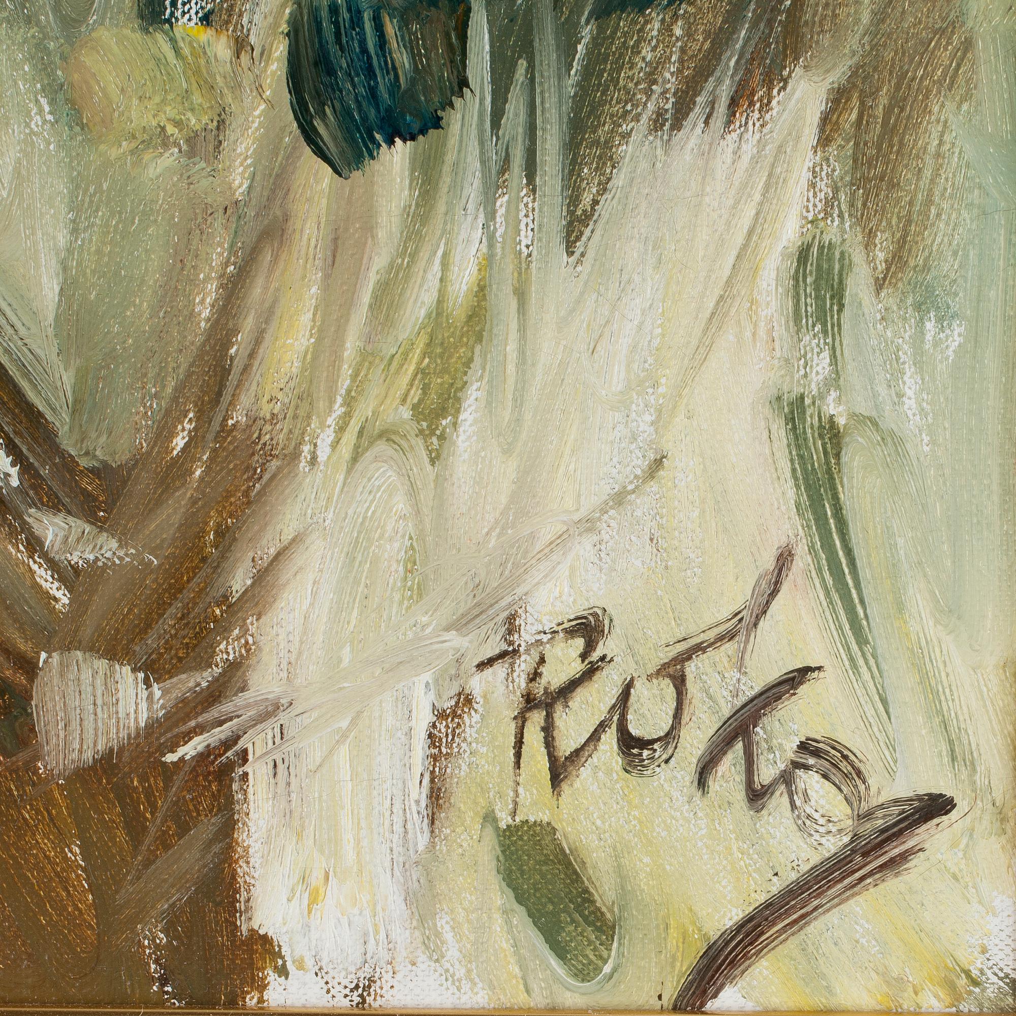 CHARLES ROKA, olja på duk, sign.
