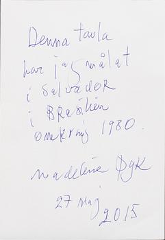 MADELEINE PYK, oil on canvas signed.