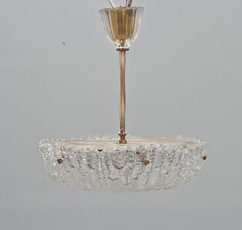TAKLAMPA, glas. Orrefors, Carl Fagerlund.