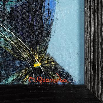 Michael Qvarsebo, akryl på duk, signerad.