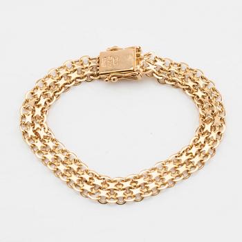 Bracelet X-link 18K gold.