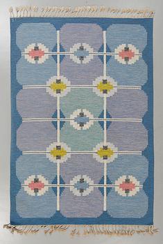 MATTA, rölakan, Ingegerd Silow, monogramsignerad, 1900-talets andra hälft, ca 167 x 232 cm.