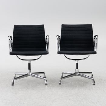 Charles & Ray Eames, A pair of EA 108 armchairs, Vitra.