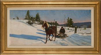 Sigfrid August Keinänen, The farmer and the horse.