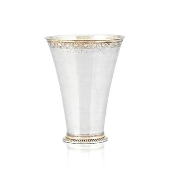 200. A silver beaker by Carl Beck (1717-1736), Stockholm 1732.