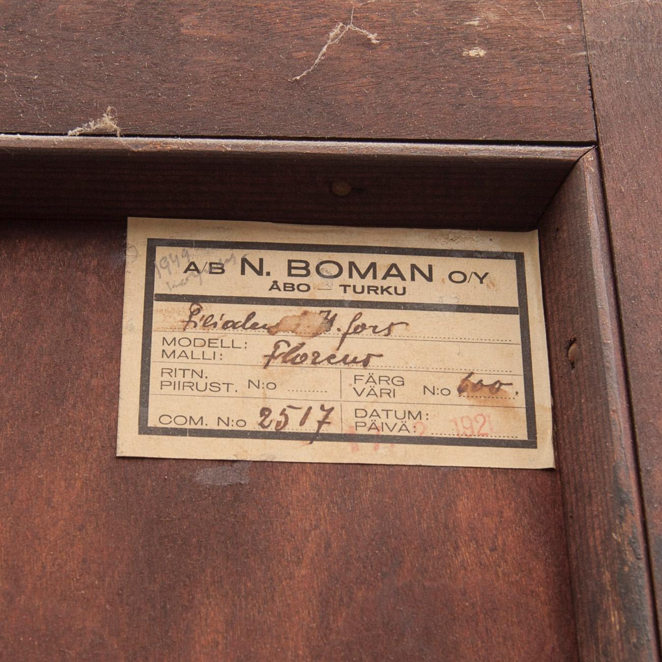 SKÅP, Paul Boman, Finland, enligt uppgift 1926.