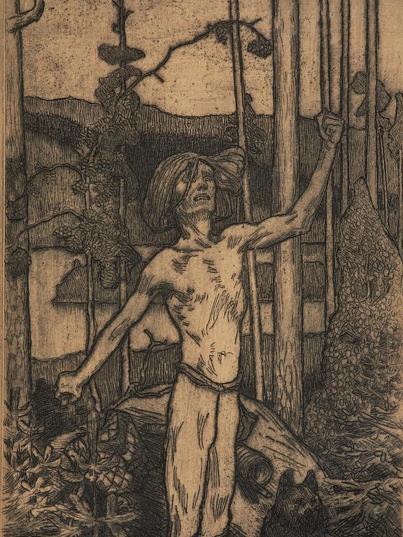 Akseli Gallen-Kallela, "Kullervo´s curse".
