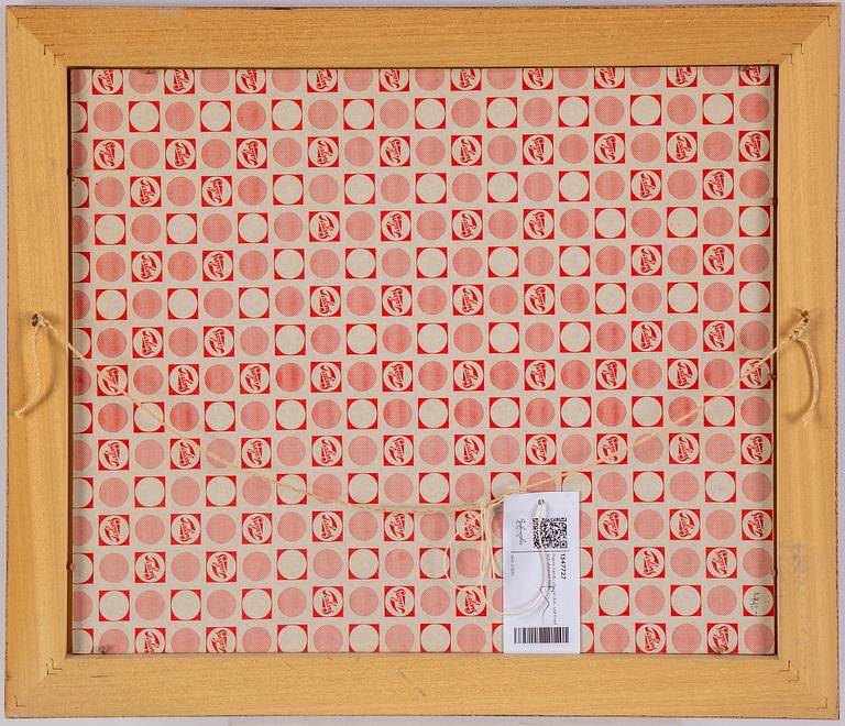 Paavo Sarelli, oil on canvas/papaer-panel, signed and dated 1999.