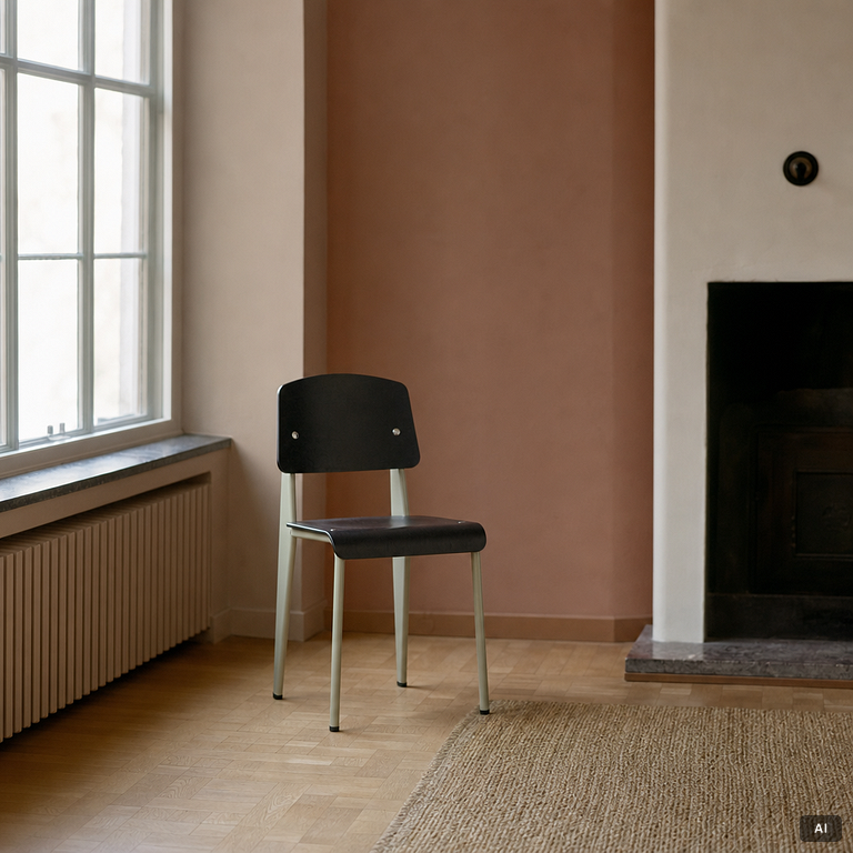 Jean Prouvé, Stolar, 7 st, "Standard", Vitra, 2023.