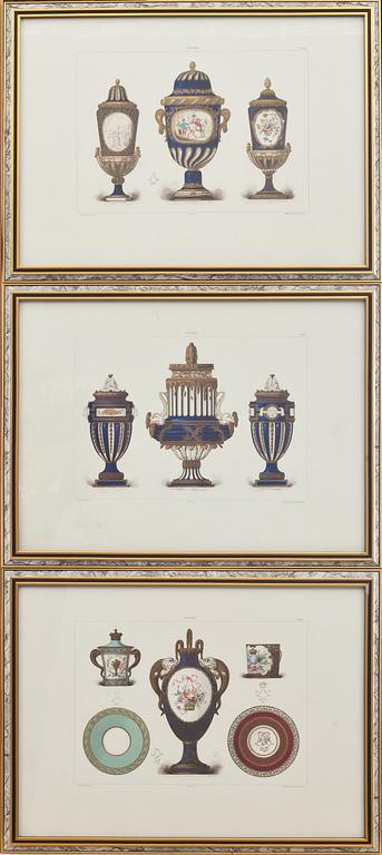 LITOGRAFIER, 8 st, Edouard Garnier. 1880/90-tal.