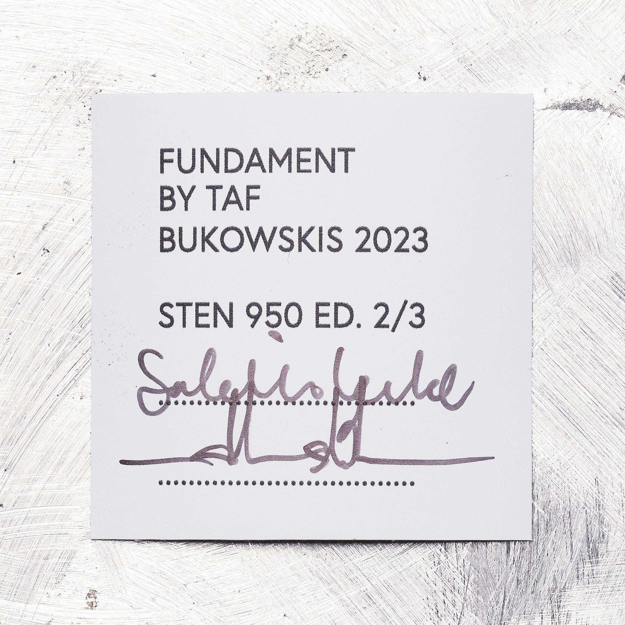 TAF, Gabriella Lenke & Mattias Ståhlbom, "Sten 950", pedestal, ed. 2/3.
