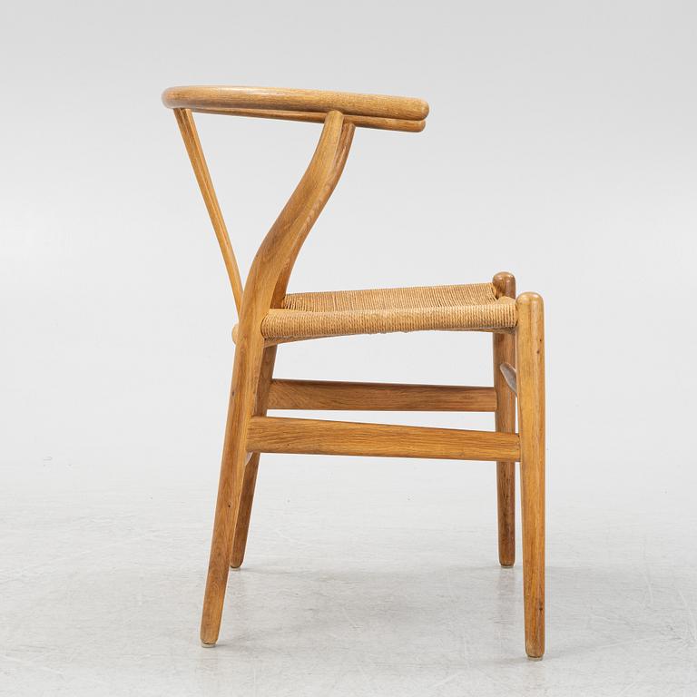 Hans J Wegner, a model 'CH 24' beech chair, Carl Hansen & Son, Odense, Denmark.