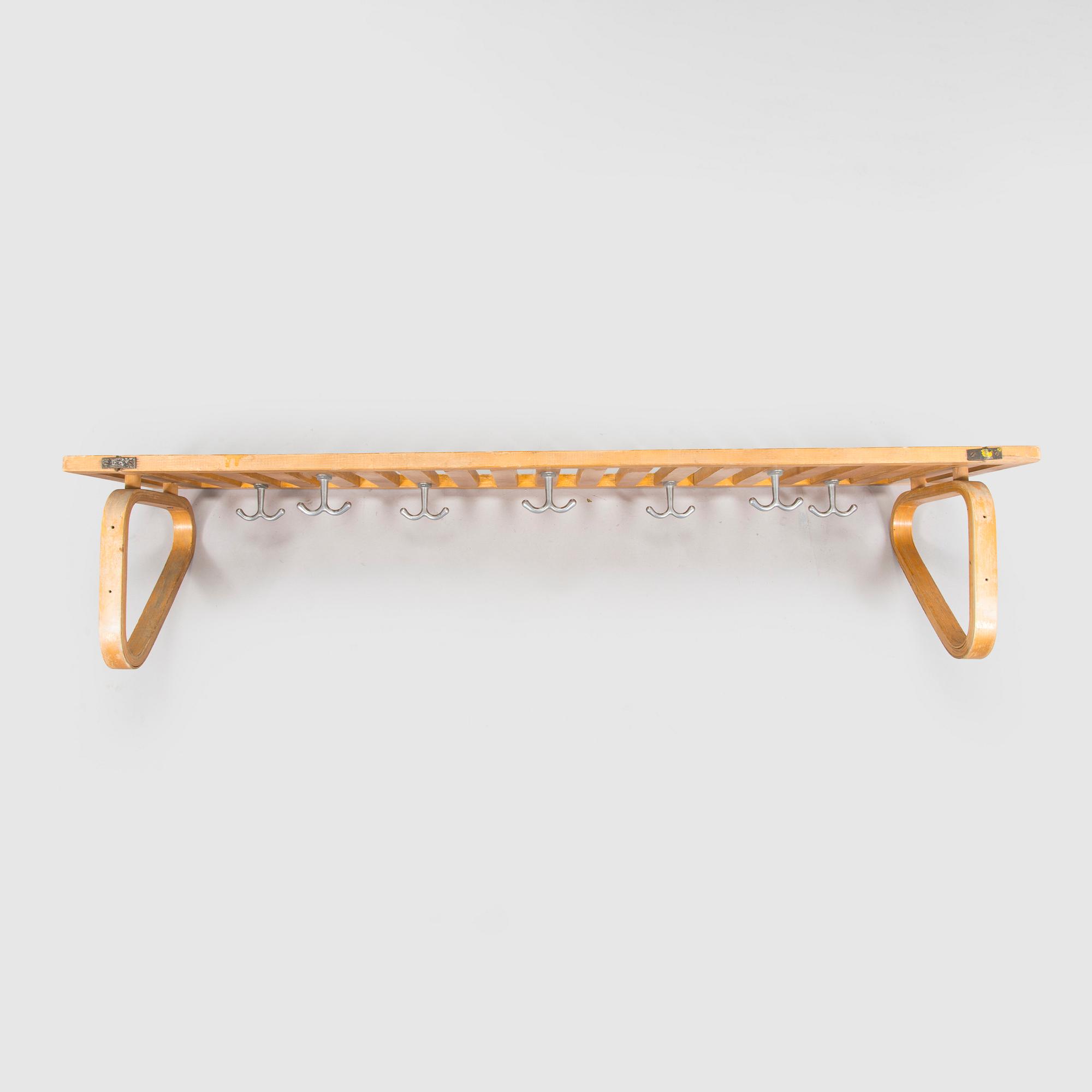 Alvar Aalto, a coat rack '113' for O.Y. Huonekalu-ja Rakennustyötehdas A.B. 1930s/40s.