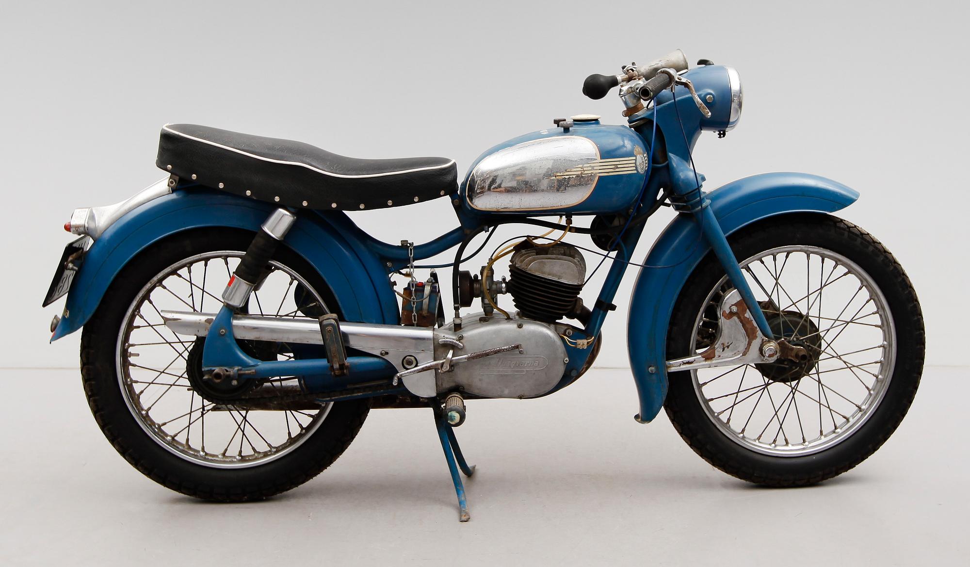MOTORCYKEL, Husqvarna 281 Drömbågen, 1953.