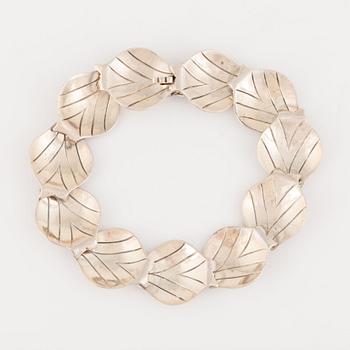 Silver bracelet, GK Kaplan.