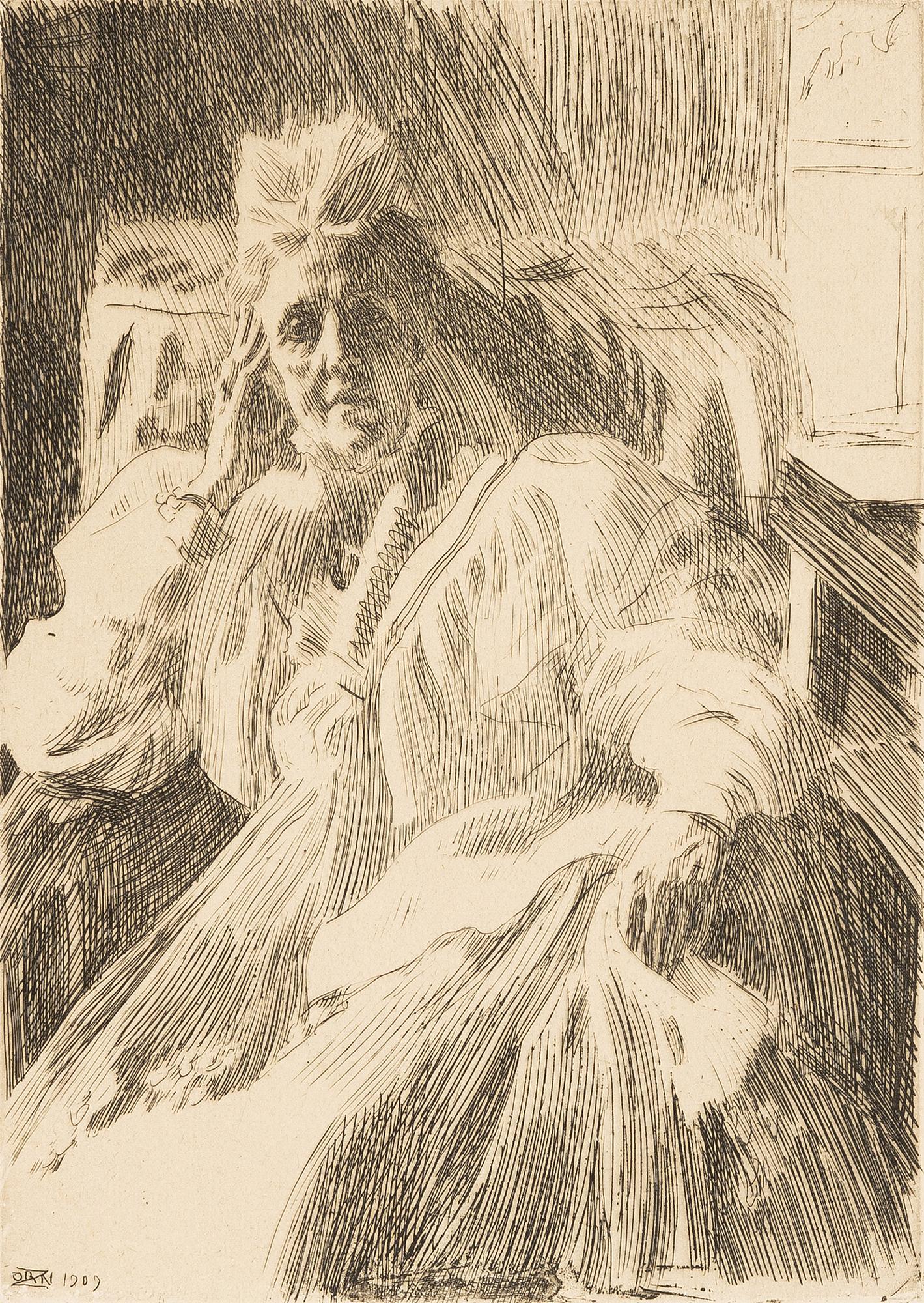 Anders Zorn, "Änkedrottning Sophia".