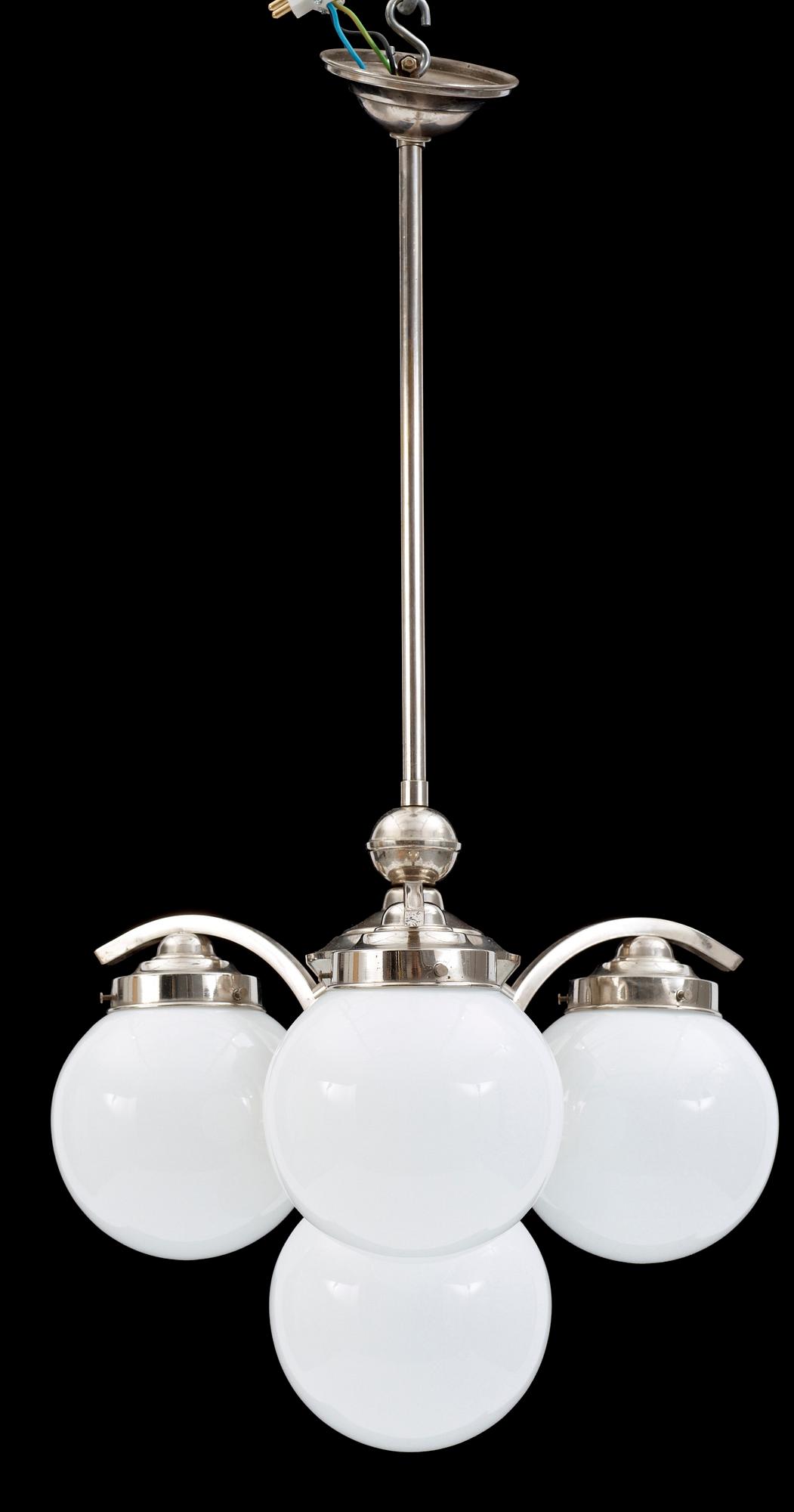 TAKLAMPA, art deco, 1930-tal. Höjd 75 cm.