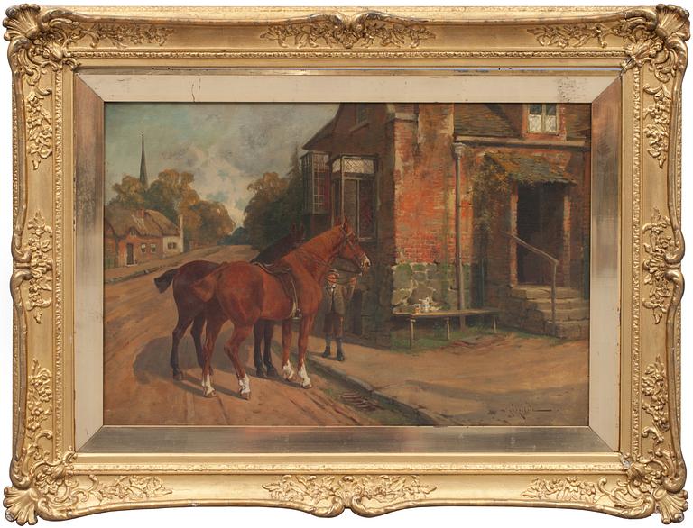 ARTHUR WILLIAM REDGATE, olja på duk, sign.