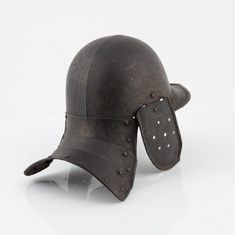 A 20th Century copy of a Lobstertail helmet.