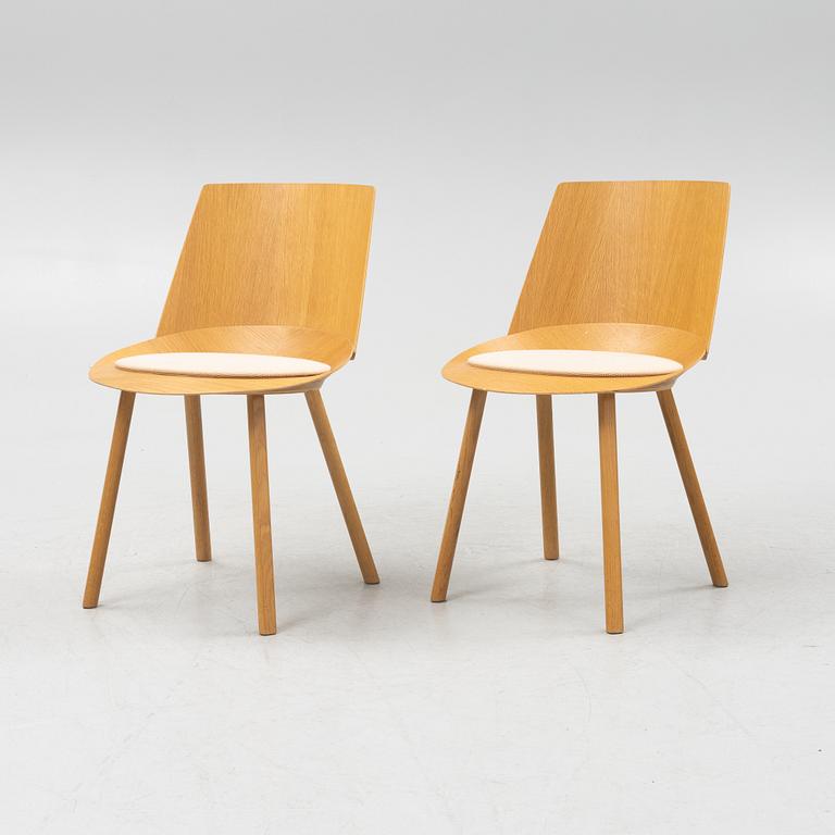 Stefan Diez, chairs, 5 pcs, "E15 Houdini", reportedly purchased in 2012.