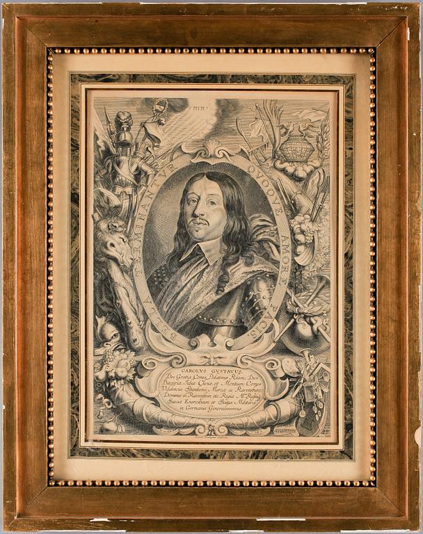 CORNELIUS GALLE, efter, kopparstick, 1700/1800-tal.