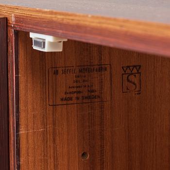 Ib Kofod-Larsen, a rosewood sideboard, Seffle, Sweden 1960's.