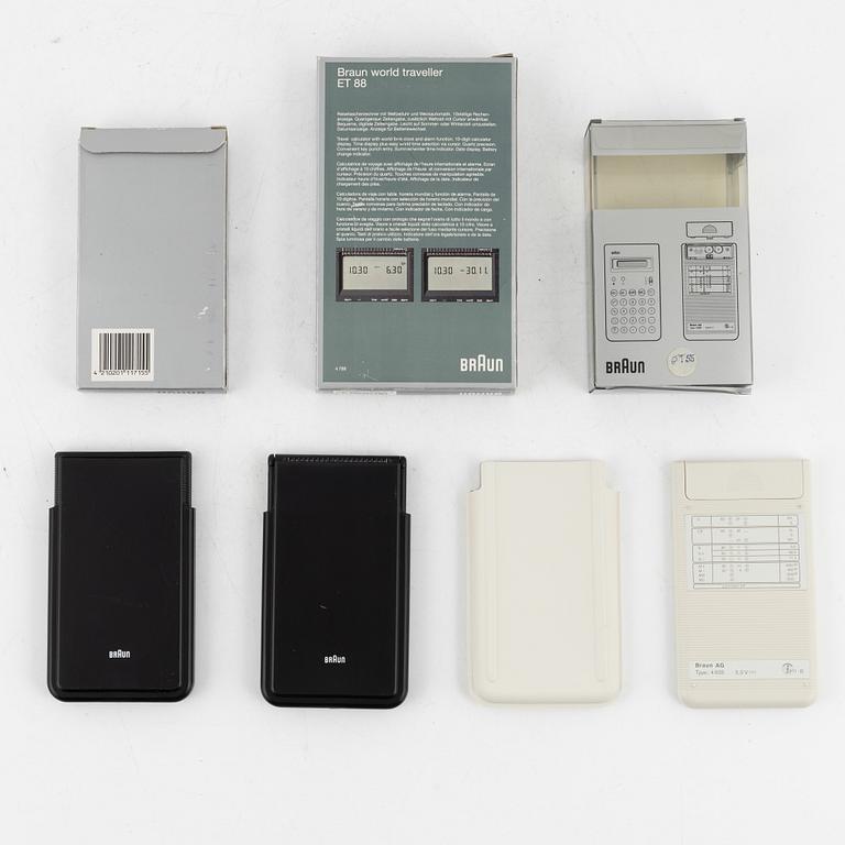 Dieter Rams & Dietrich Lubs, miniräknare, 3 st, Braun.