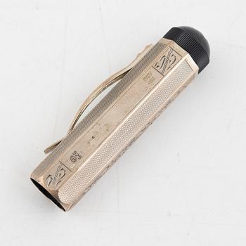 Mont Blanc, fountain pen, silver, limited edition, "Lorenzo de Medici", 1992.
