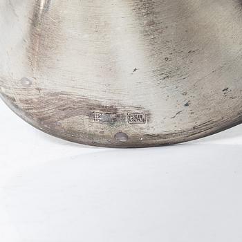 C.G. Hallberg, ljusstakar, ett par, silver, Stockholm.
