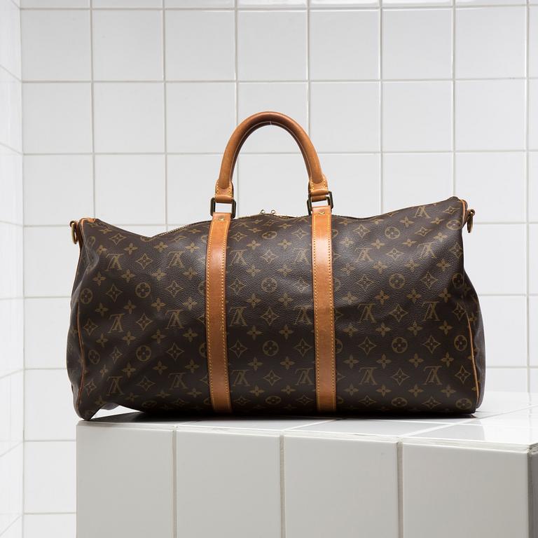 VÄSKA / WEEKENDBAG, "Keepall 50 Bandoulière ", Louis Vuitton.