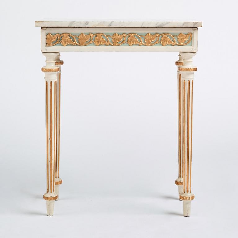 A late Gustavian 18th century console table.