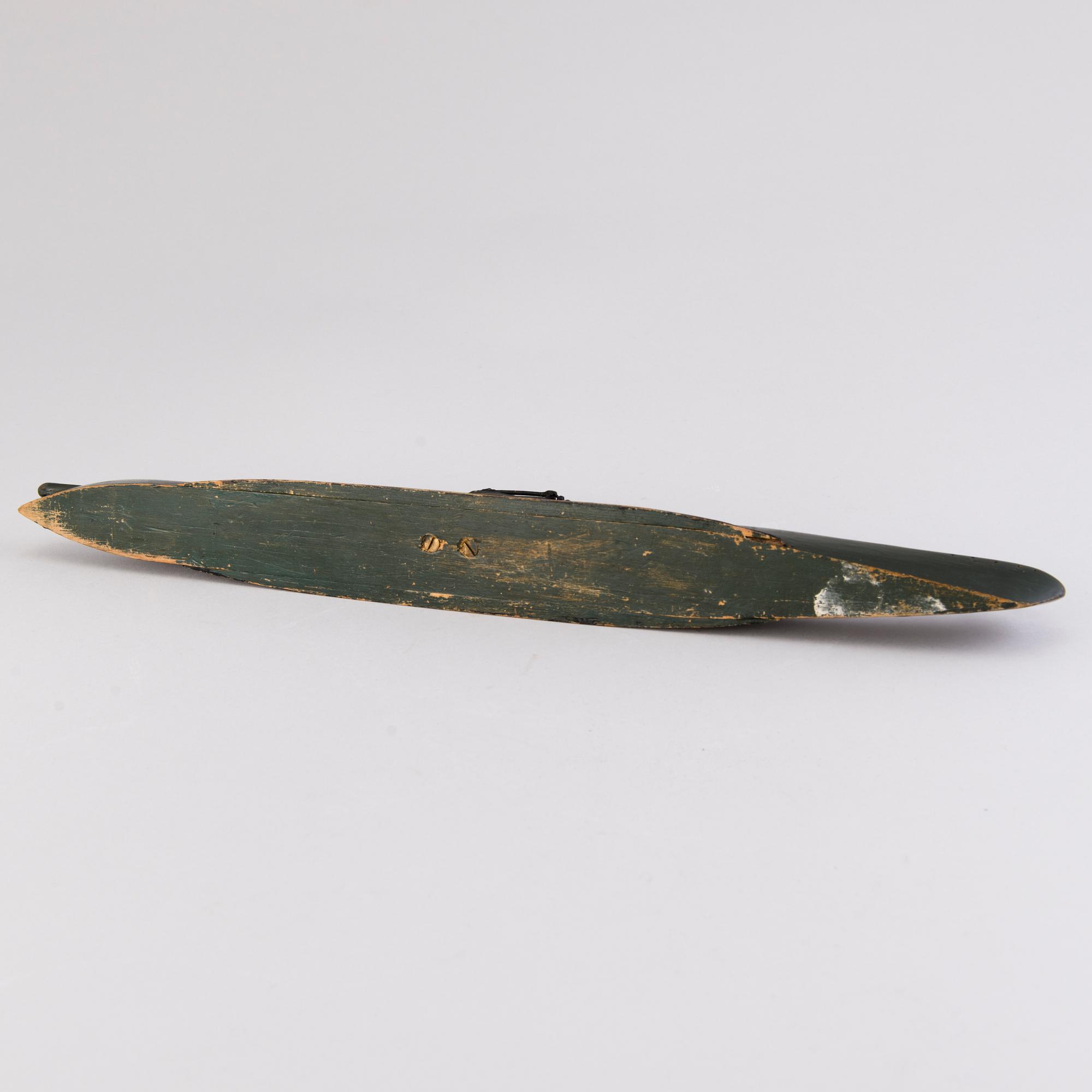 A wooden submarine model HMS H2, England (1915-21).