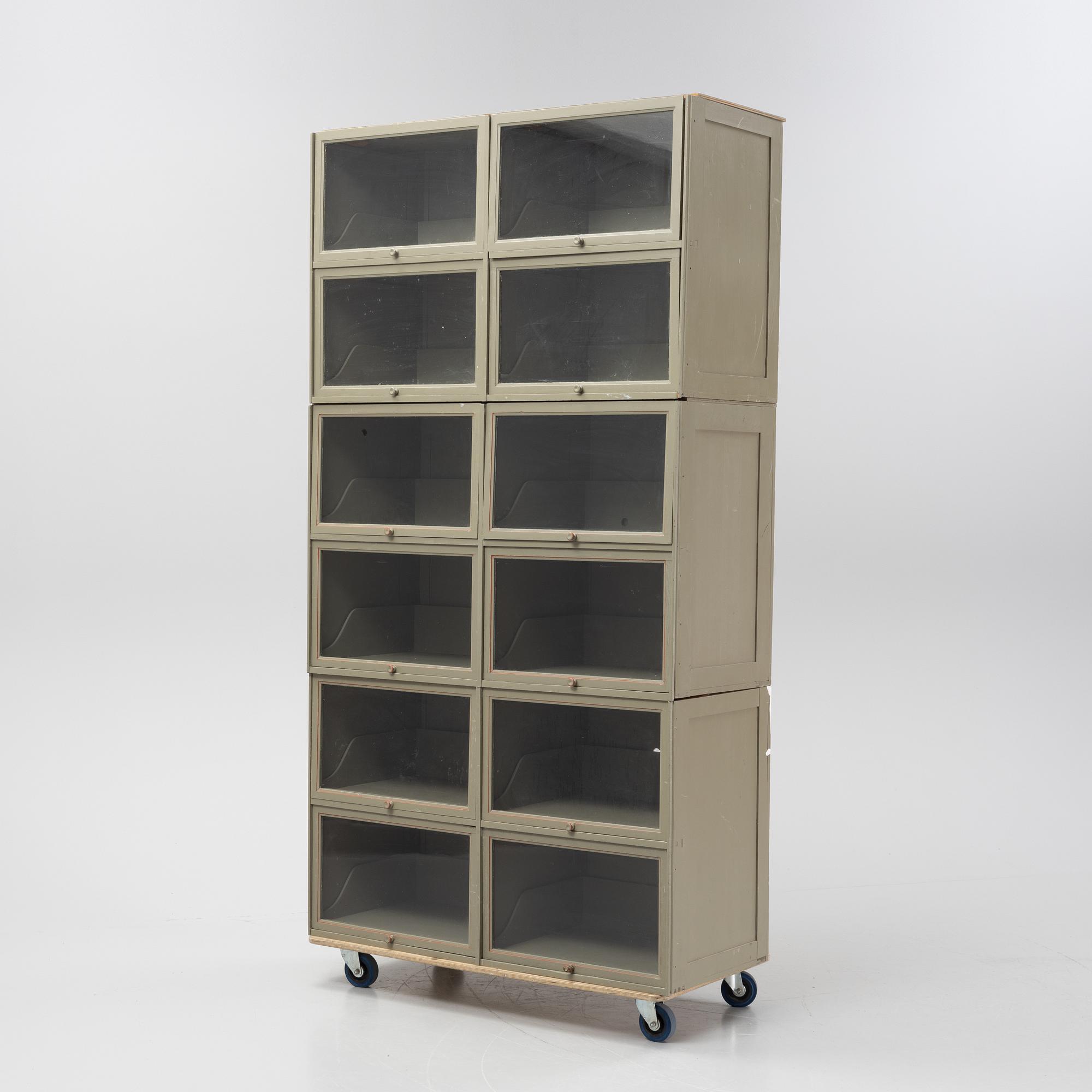 Arkivskåp / butikshylla, 1900-talets mitt.